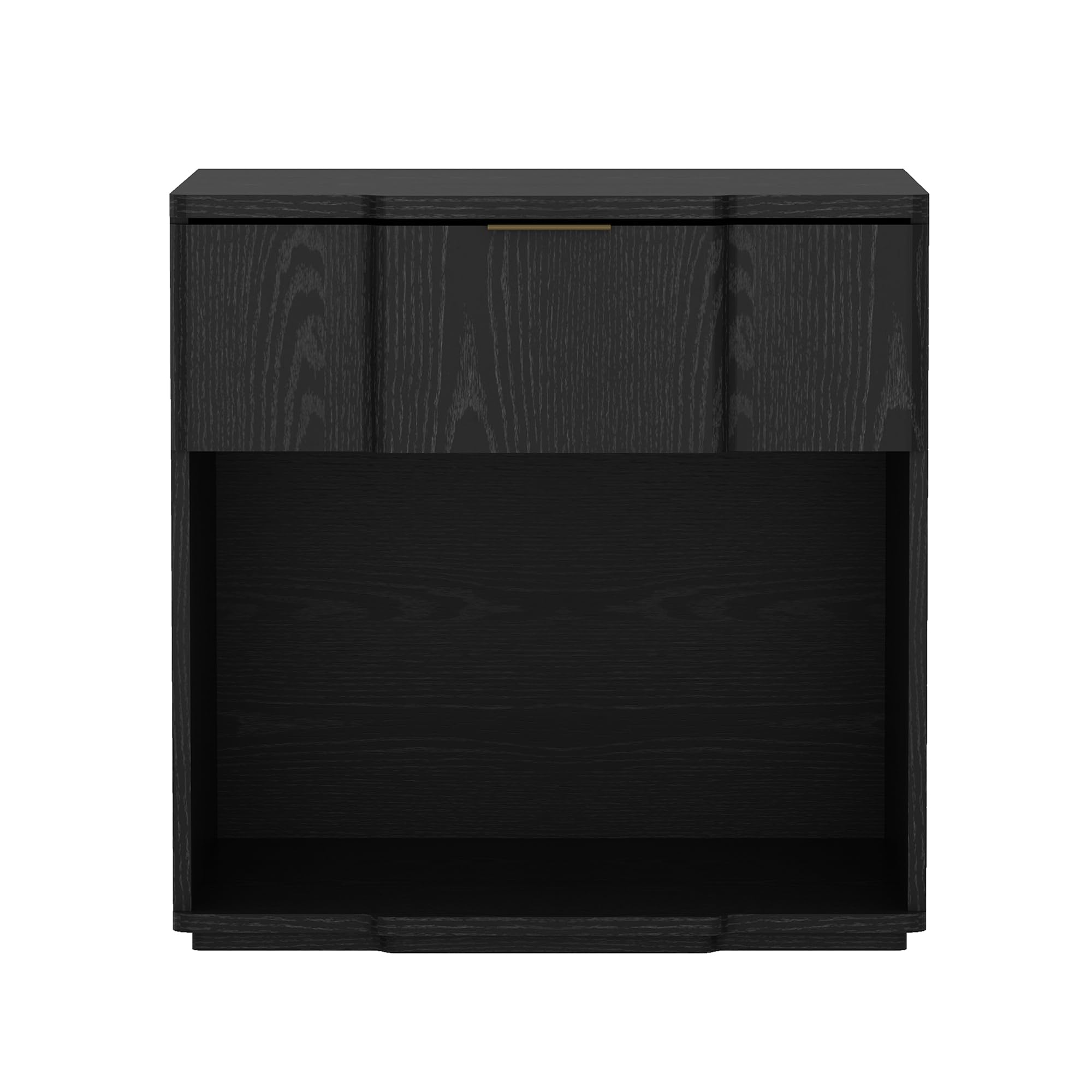 Clive 22 Nightstand in Black (1-Drawer)