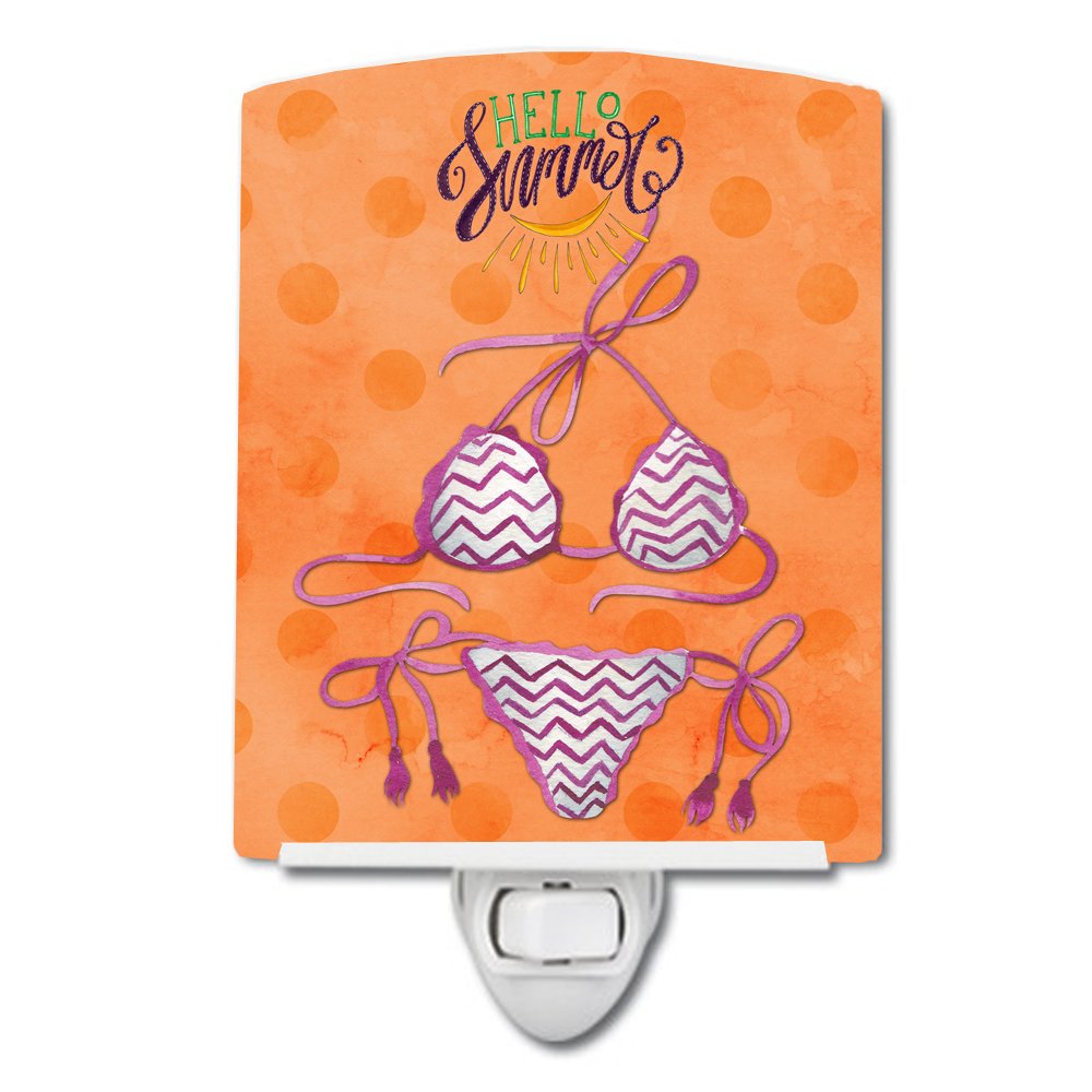 Swimsuit Polkadot Ceramic Night Light