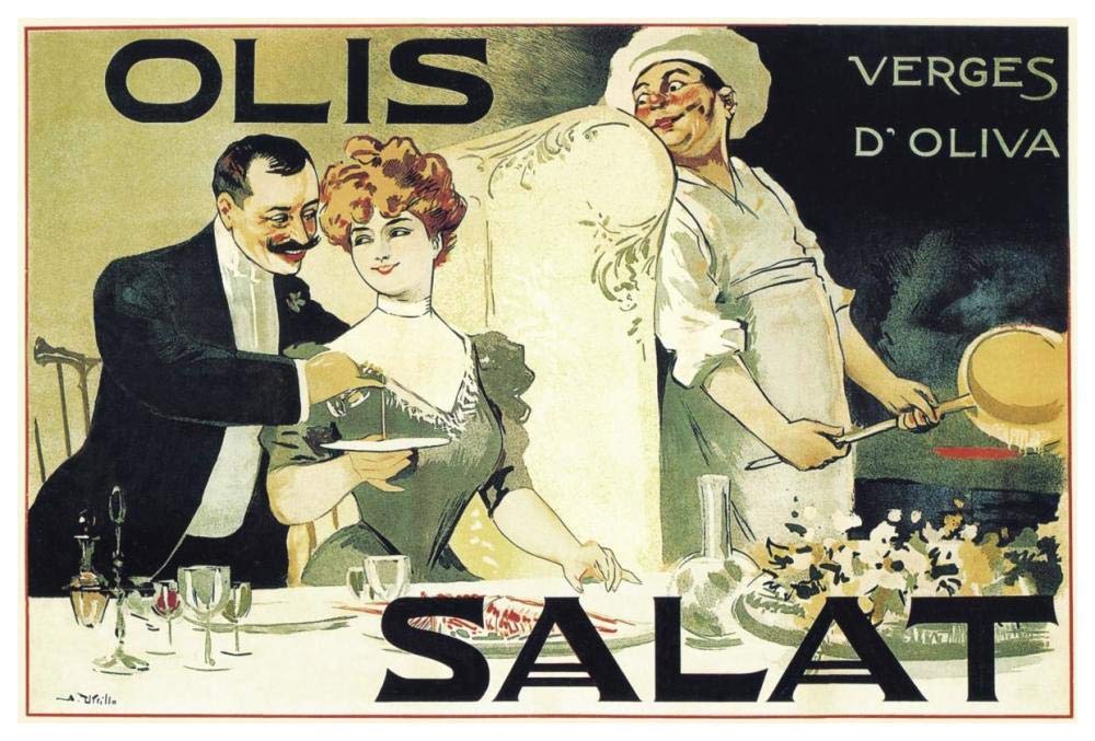 Cooks: Olis Salat - Verges dOliva-Paper Art-62x42”