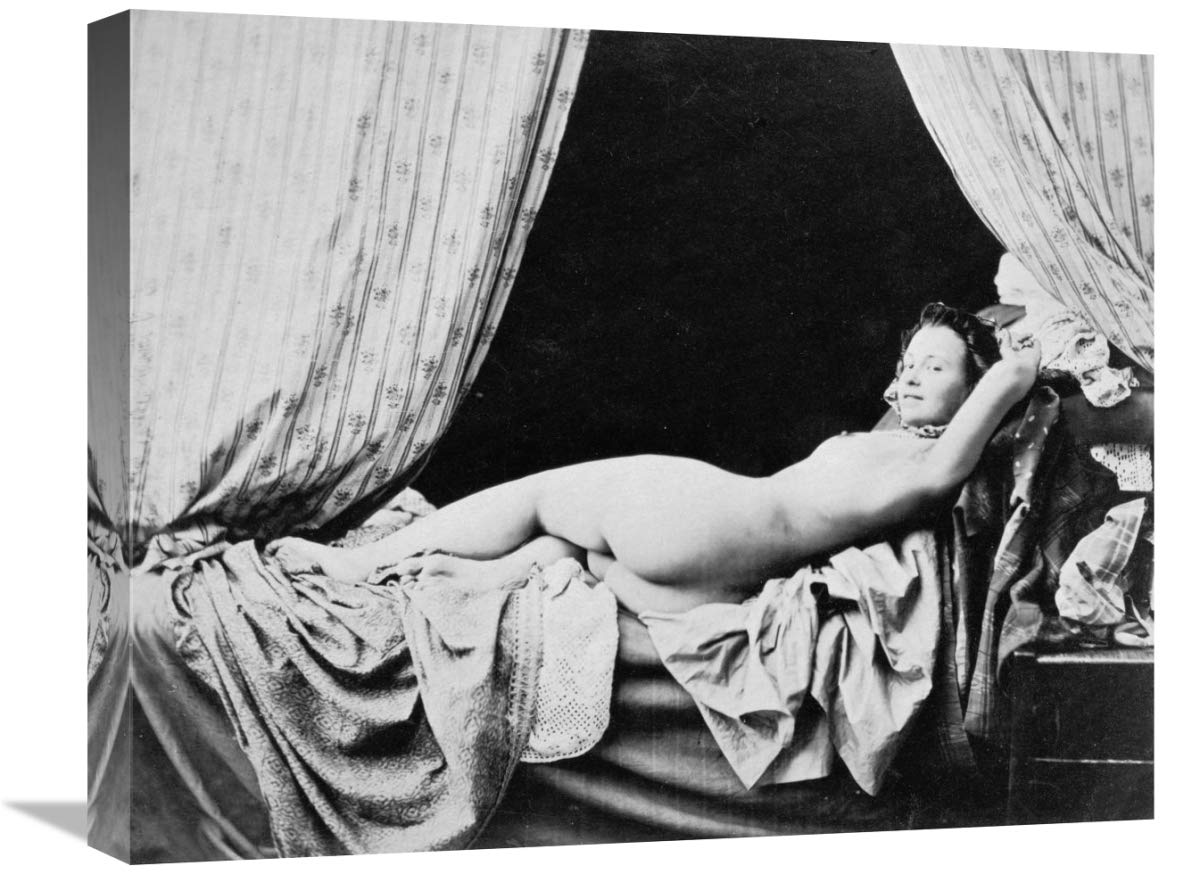Female Nude, 1856-Canvas Art-22x17.6”