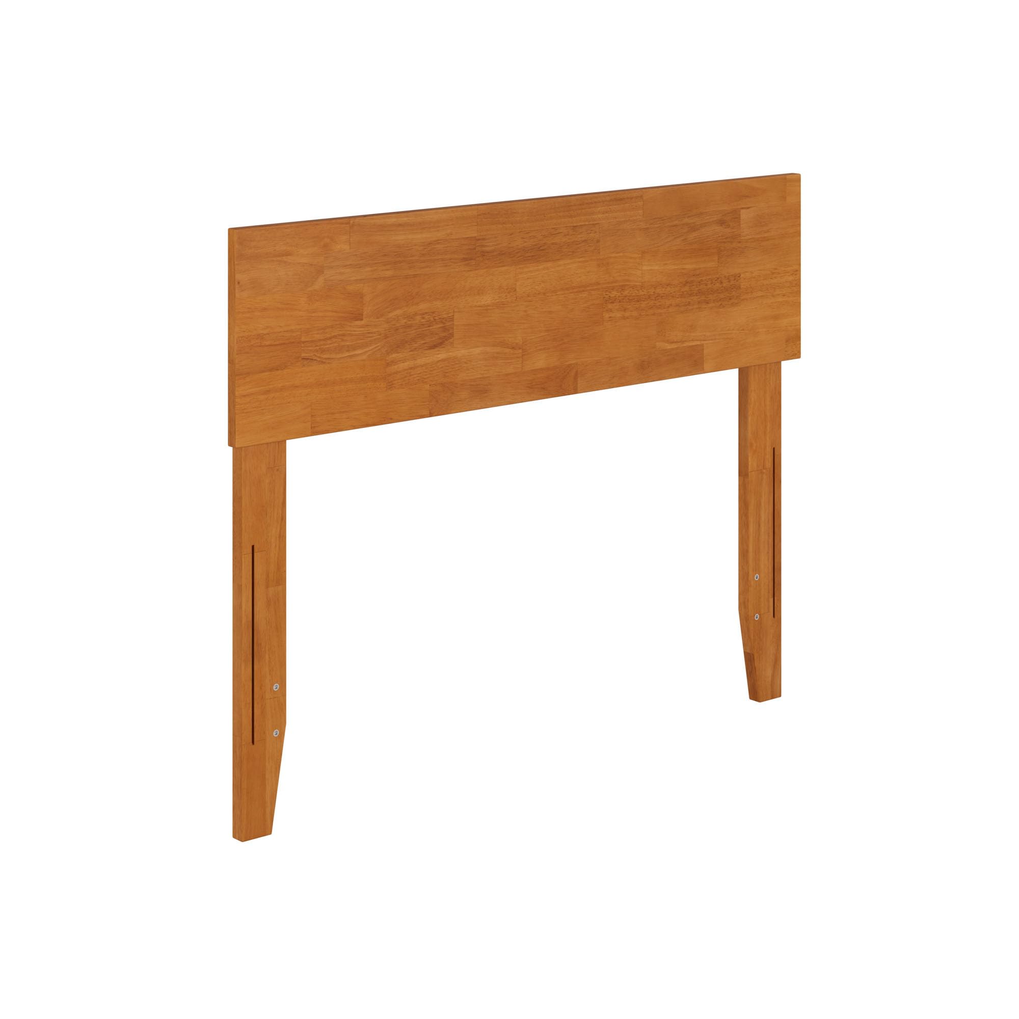 Orlando Twin Modern Solid Wood Panel Headboard in Light Toffee