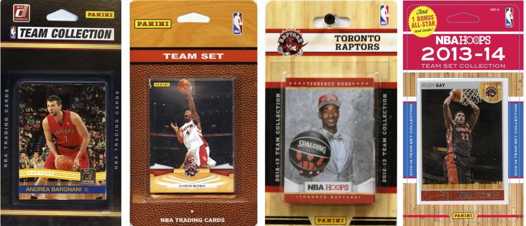 NBA Toronto Raptors 4 Different Licensed Trading Card Team Sets