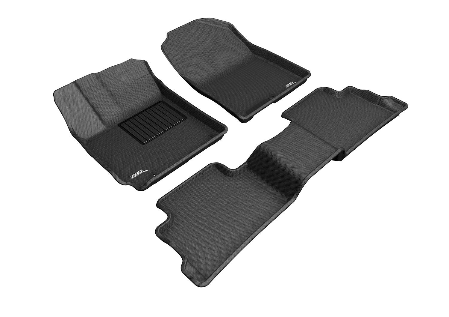 3D MAXpider HYUNDAI KONA 2018-2022 KAGU BLACK R1 R2