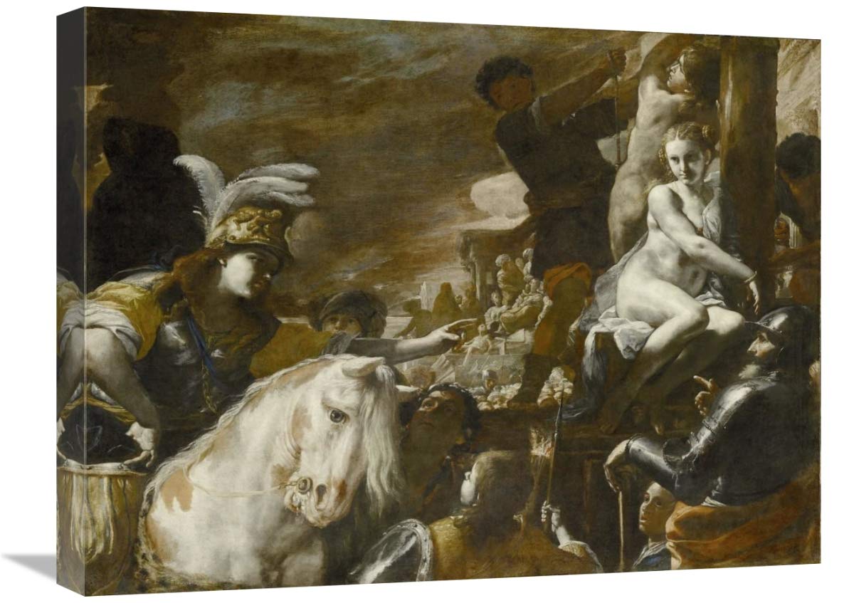 Clorinda Rescuing Sofronia and Olindo-Canvas Art-24x18”