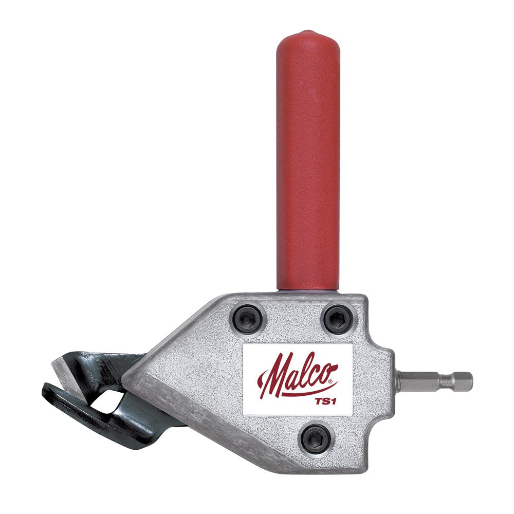 Malco Ts1 Turbo Shear 20 Gauge Capacity Sheet Metal Cutting Attachment