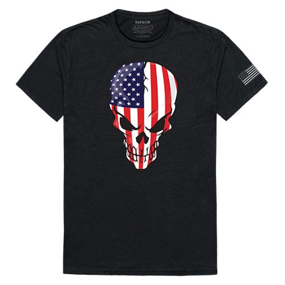 Tactical Graphic T, Skull Flag, Black, 2X