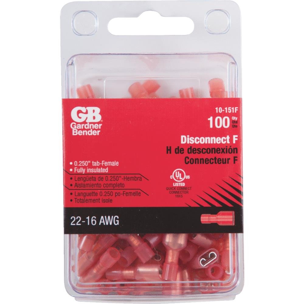 Disc F 22-16Awg Fi 100Pk
