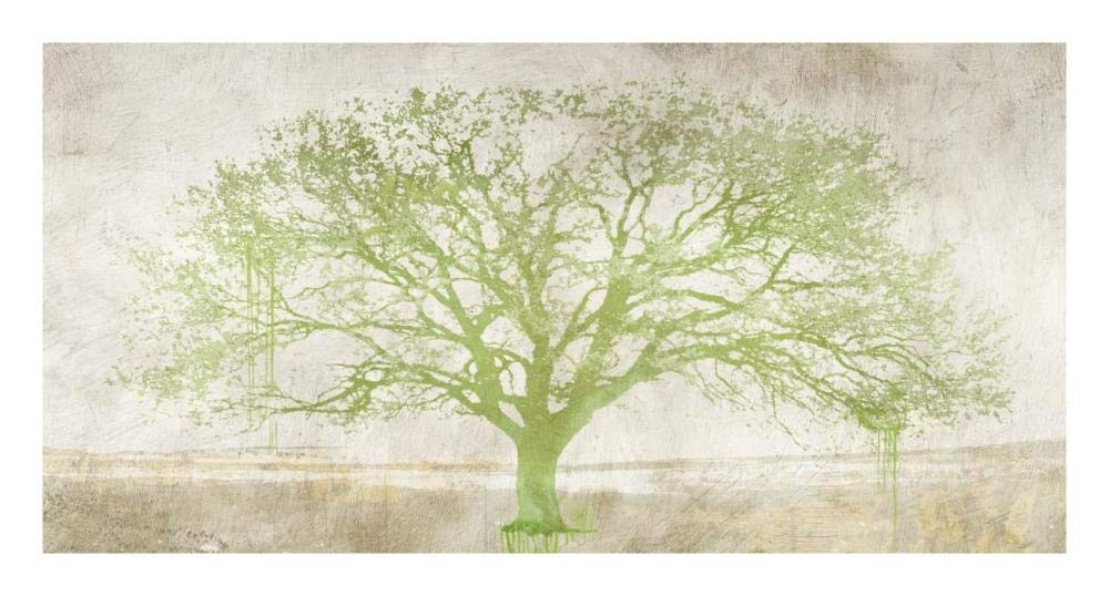 Green Tree-Paper Art-26x14”