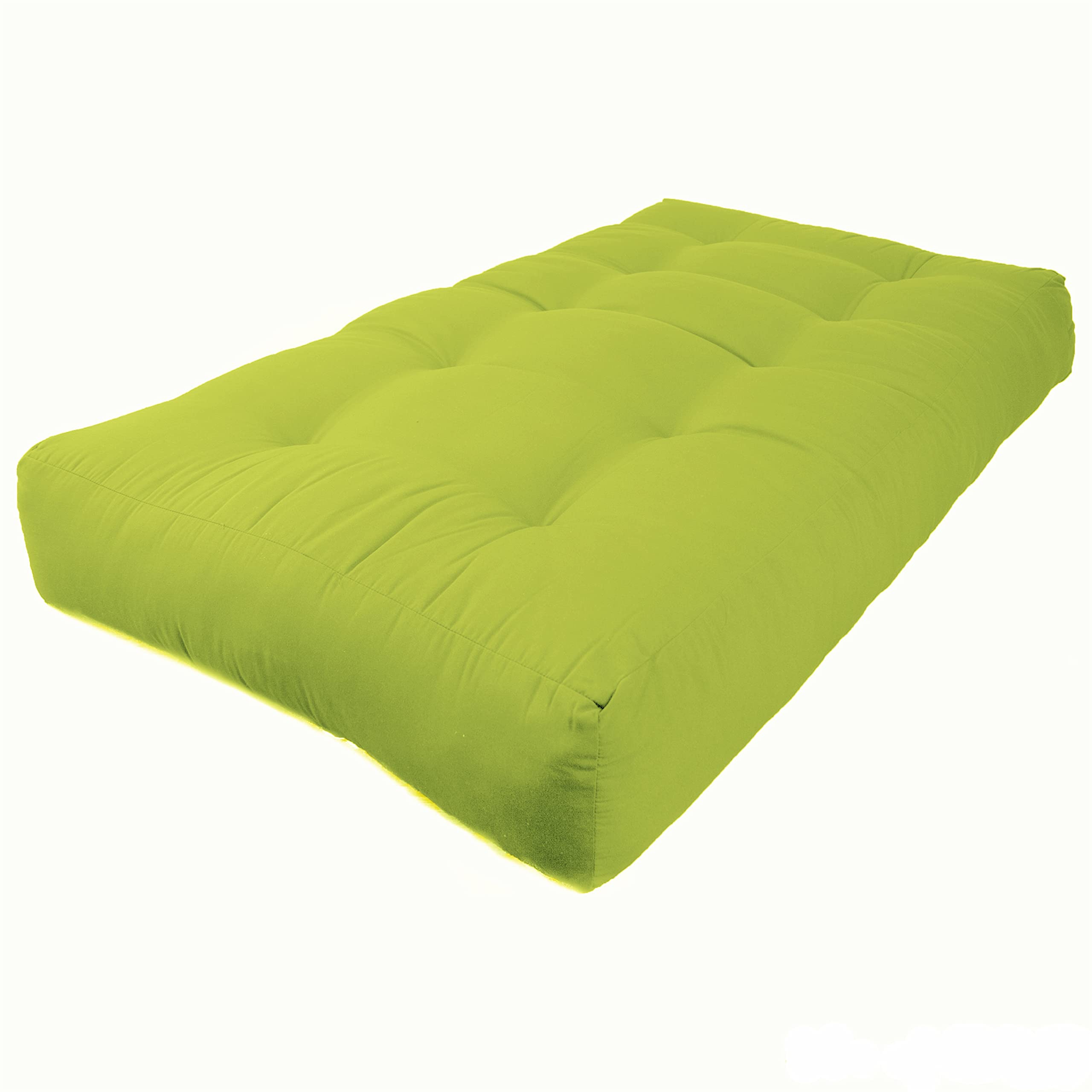 Blazing Needles Renewal 10-inch Twill Twin-size Futon Mattress - Mojito Lime - Mojito Lime