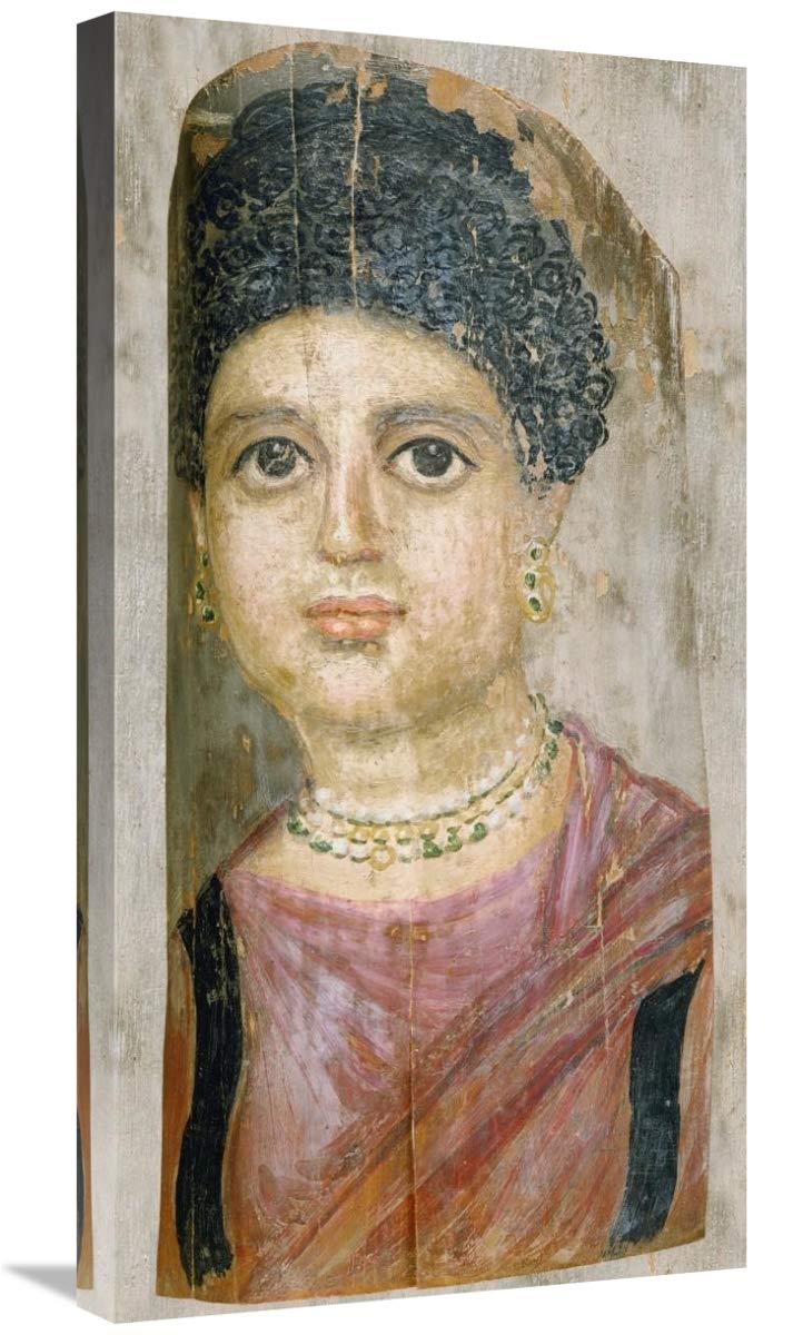 Mummy Portrait-Canvas Art-15.9x30”
