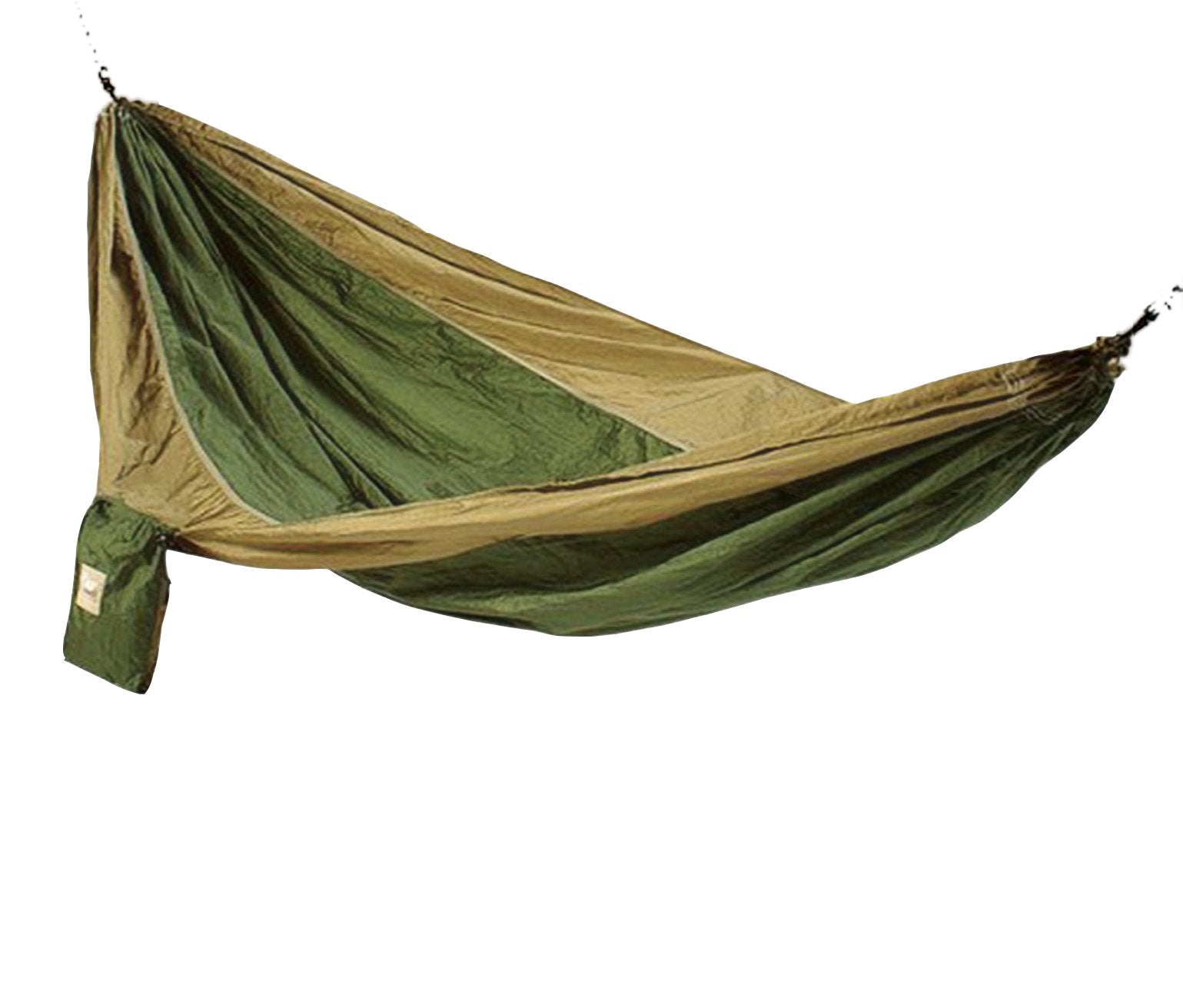 Army Green And Brown Hammaka Parachute Silk Hammock