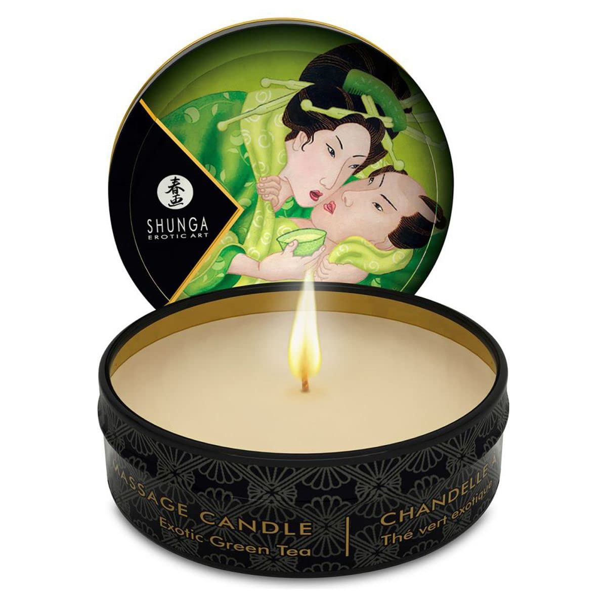 Shunga Mini Massage Candle-Exotic Green Tea