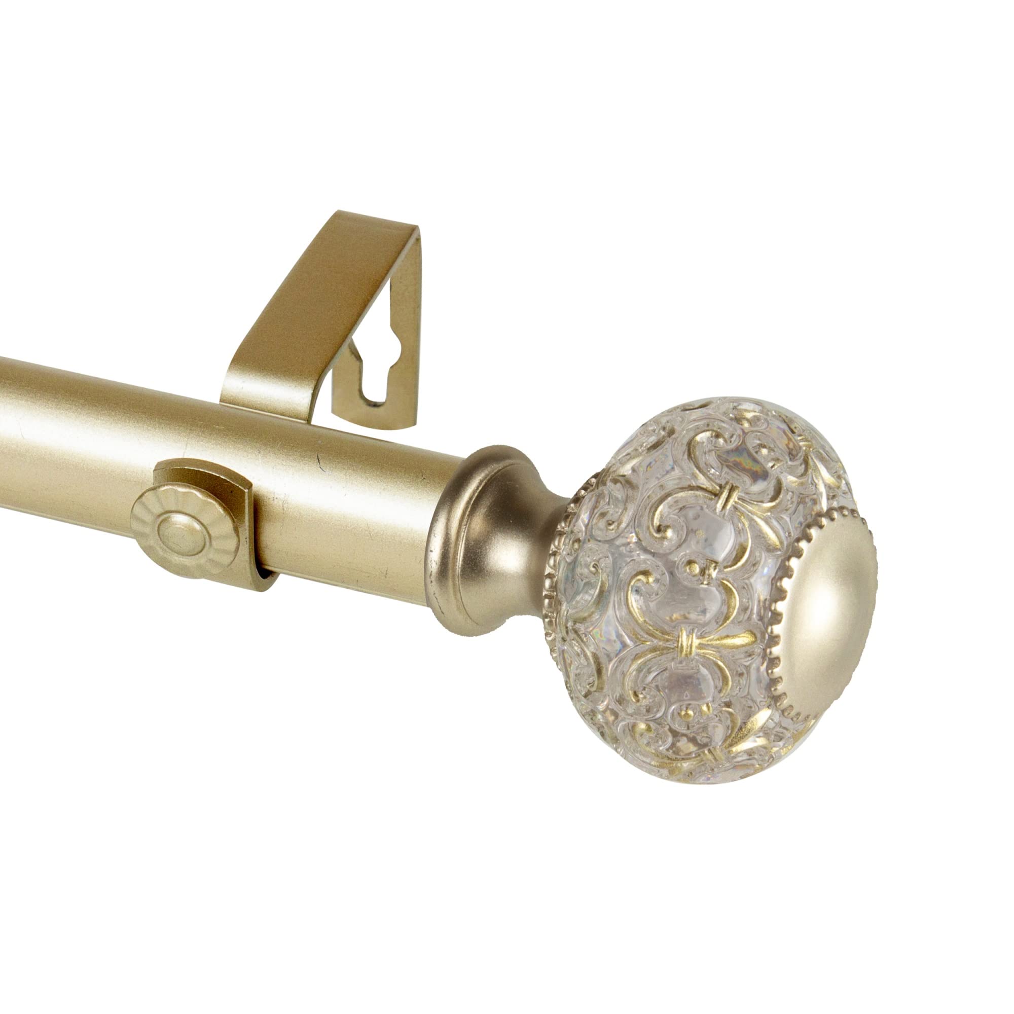 Elyse Curtain Rod 1 OD 160-240 inch  - Gold