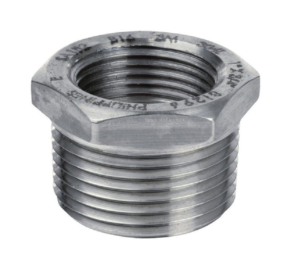 Smith Cooper 3/4 In. Mpt X 3/8 In. Dia. Fpt Stainless Steel Hex Bushing