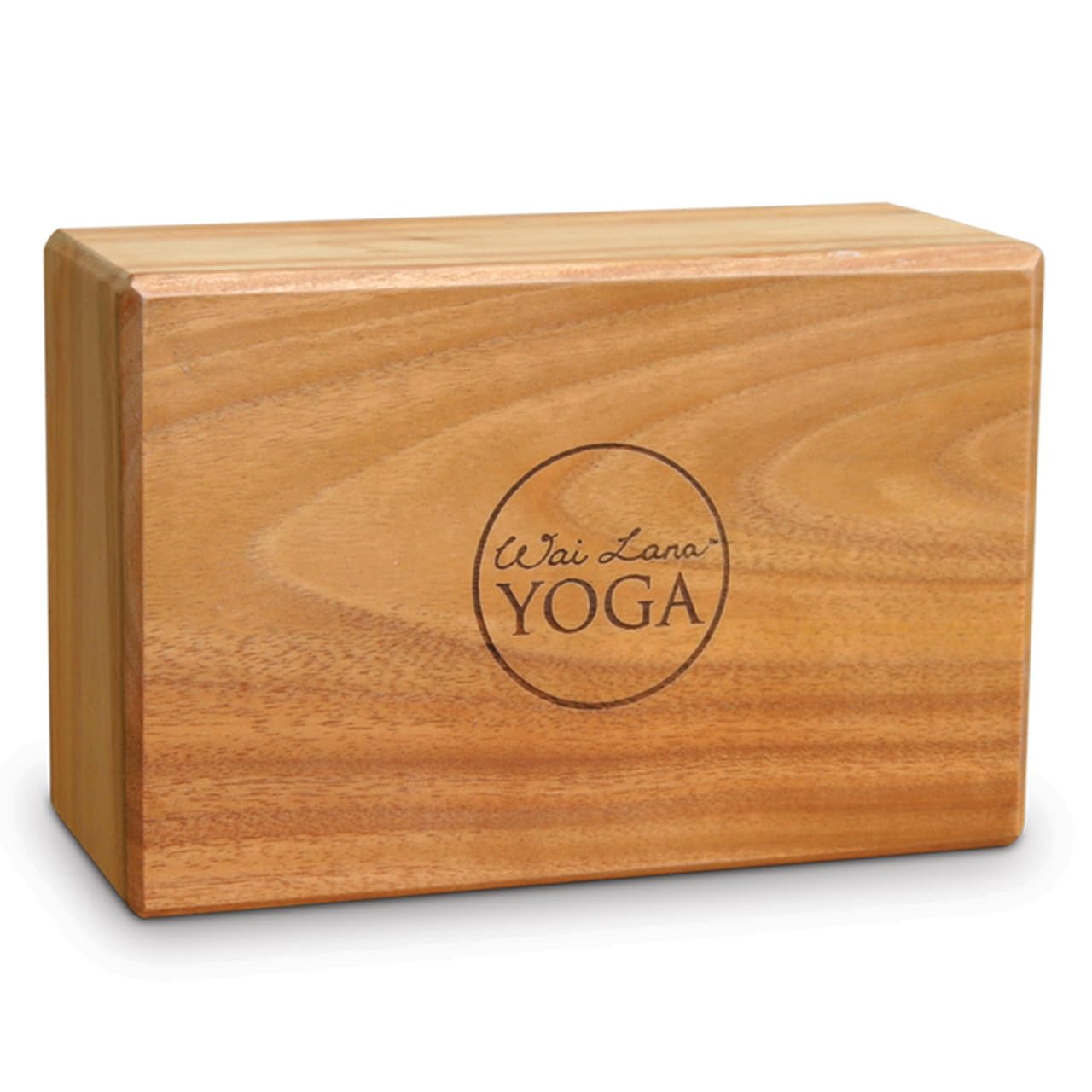 Teak Yoga Block, 4-inch