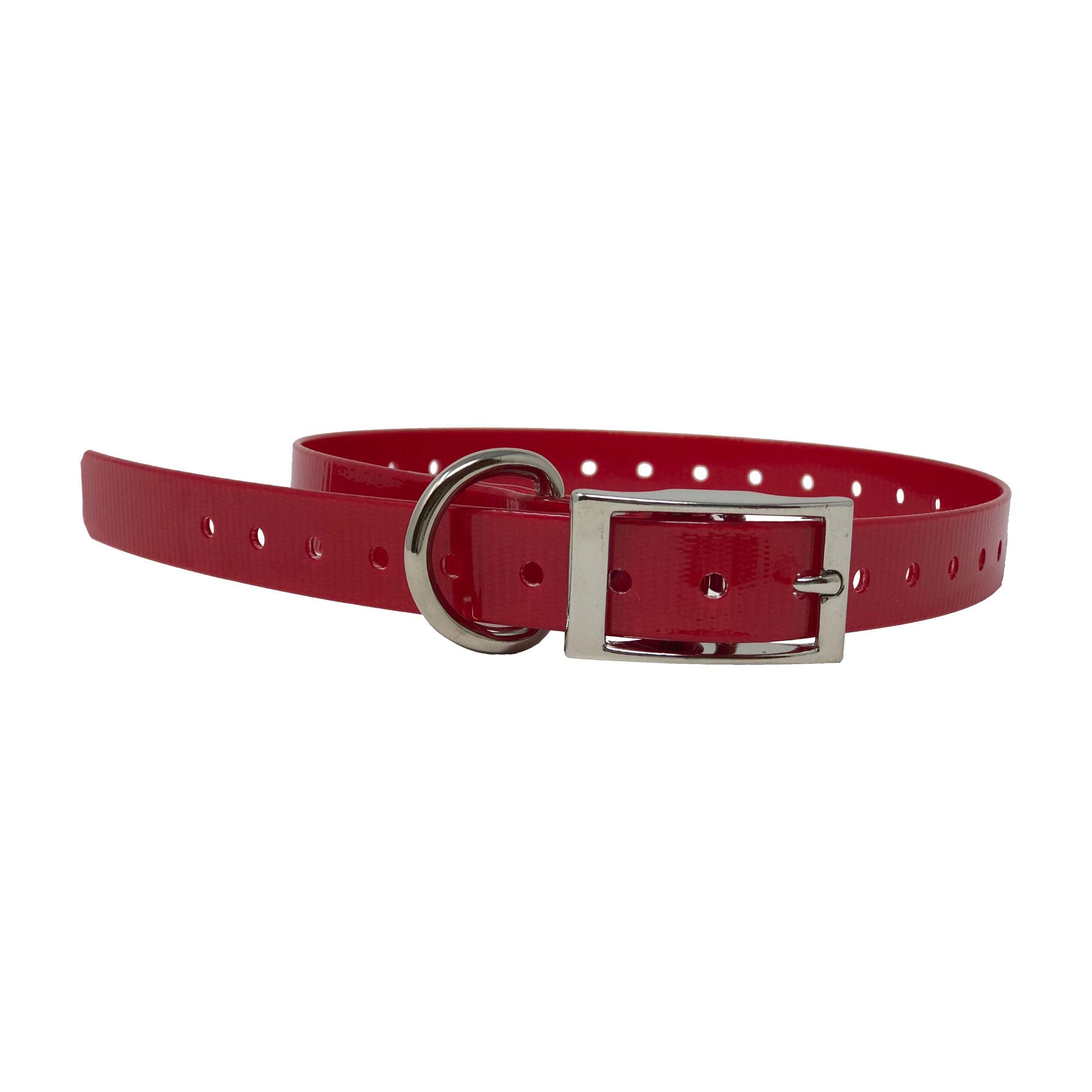 The Buzzards Roost Replacement Collar Strap 3/4 Red 3/4” x 24”