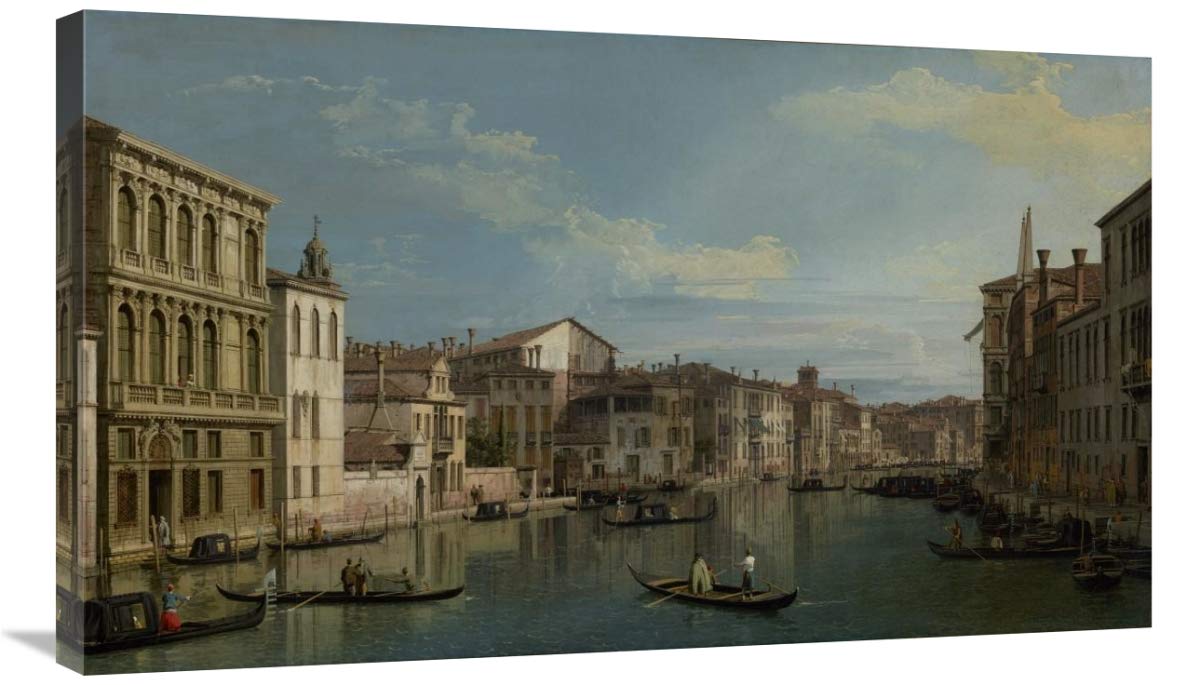 The Grand Canal in Venice from Palazzo Flangini to Campo San Marcuola-Canvas Art-36x21.6”