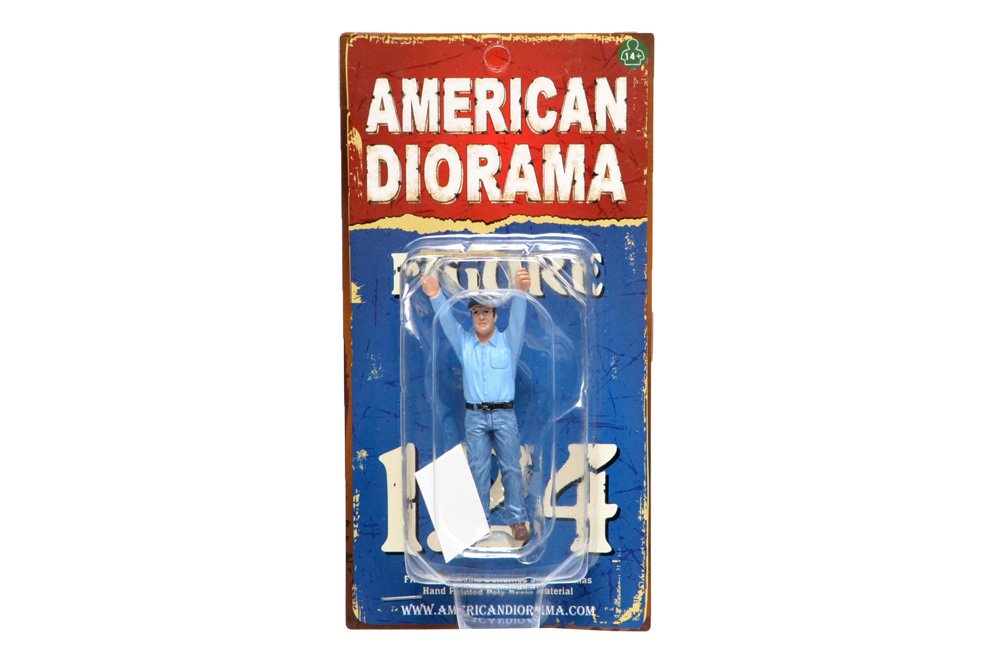 American Diorama Camera Crew Figure Ii Crew Holding Reflector For 1:24 Scale Models 77478
