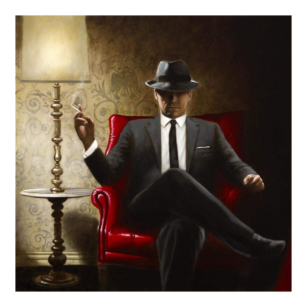 Black Tie-Paper Art-20x20”