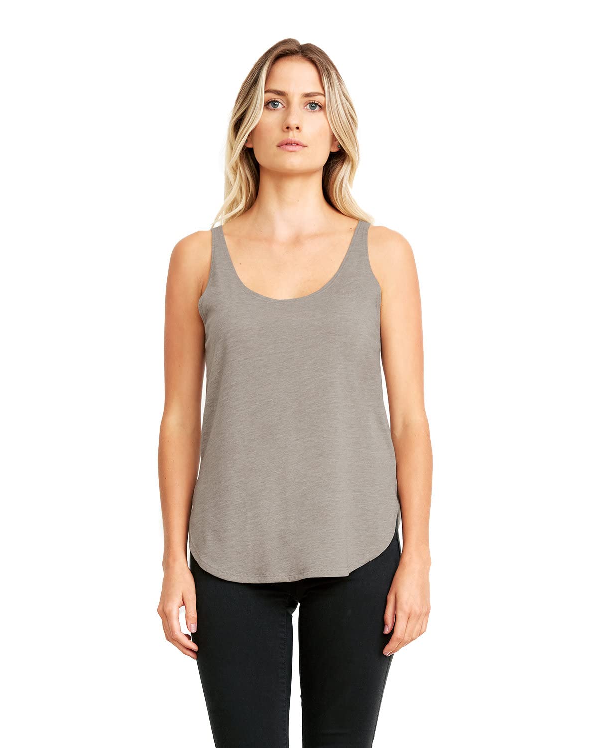 Next Level Womens Festival Tank - Ash, XL