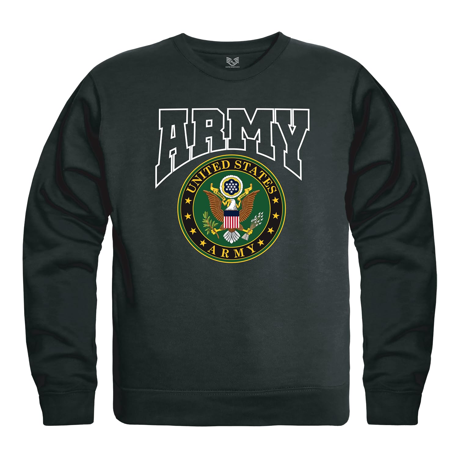 Graphic Crewneck, US Army 31, Black, 2X