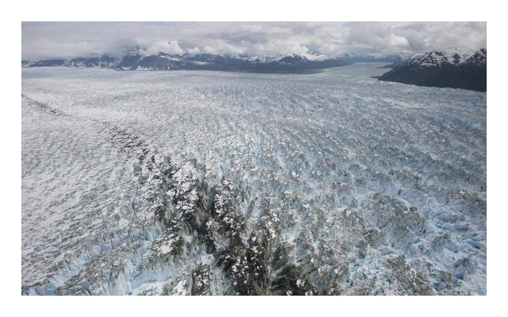 Hubbard Glacier, Gilbert Point, Wrangell-St. Elias National Park, Alaska-Paper Art-24x15”