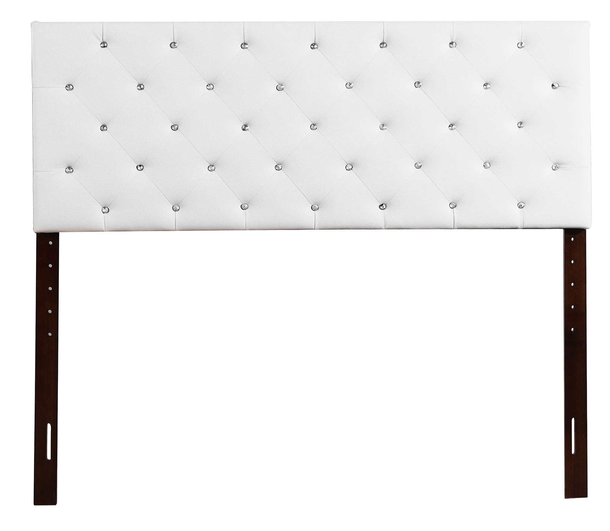 Super Nova 2 White Tufted Full Headboard