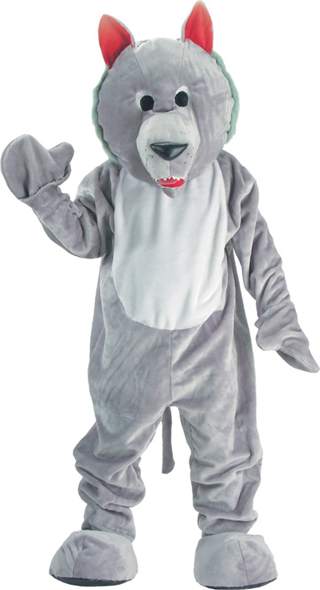 Hungry Wolf Mascot Costume Set - Adult (one size fits most)