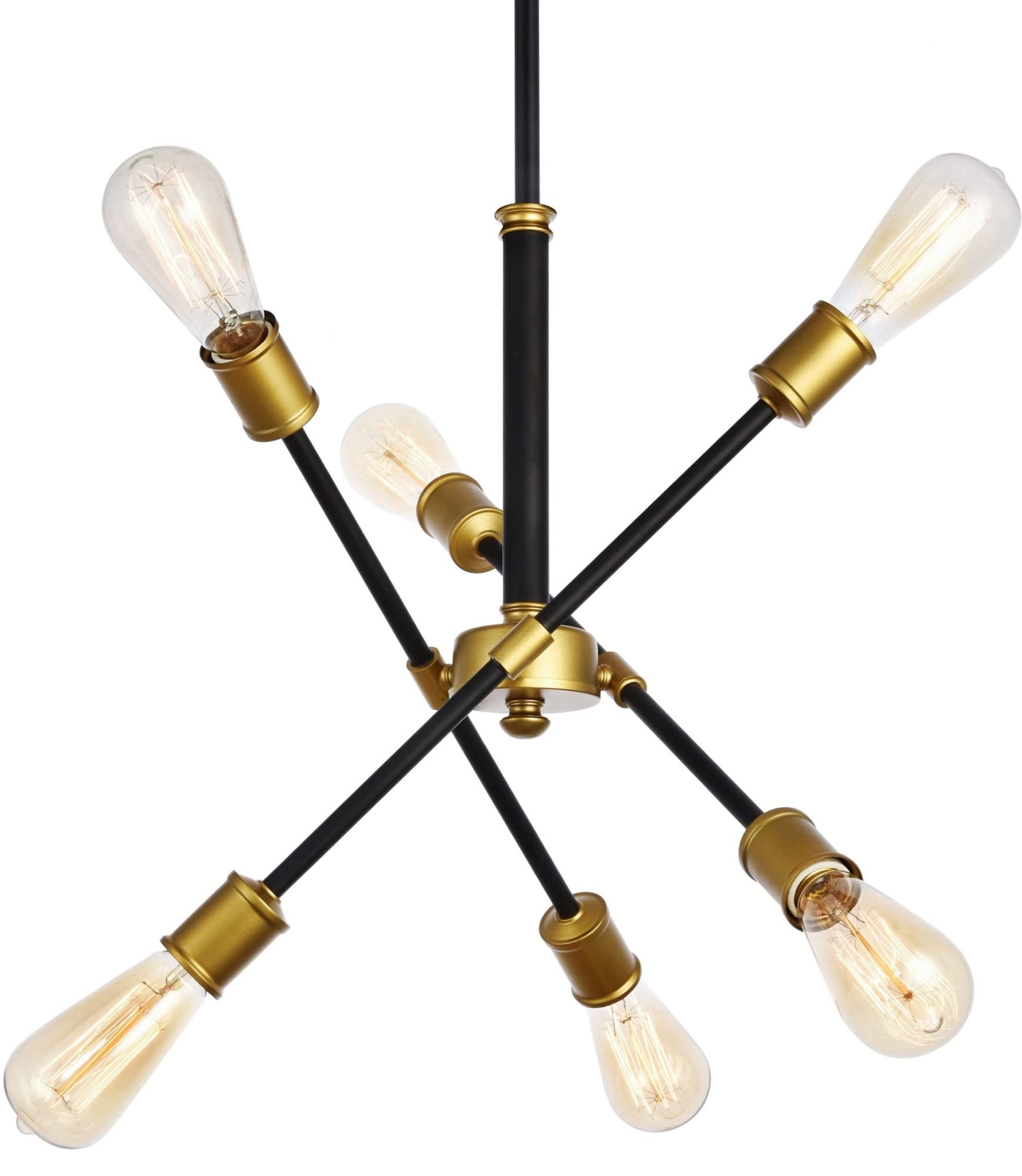 Axel 6 Lights Black Pendant