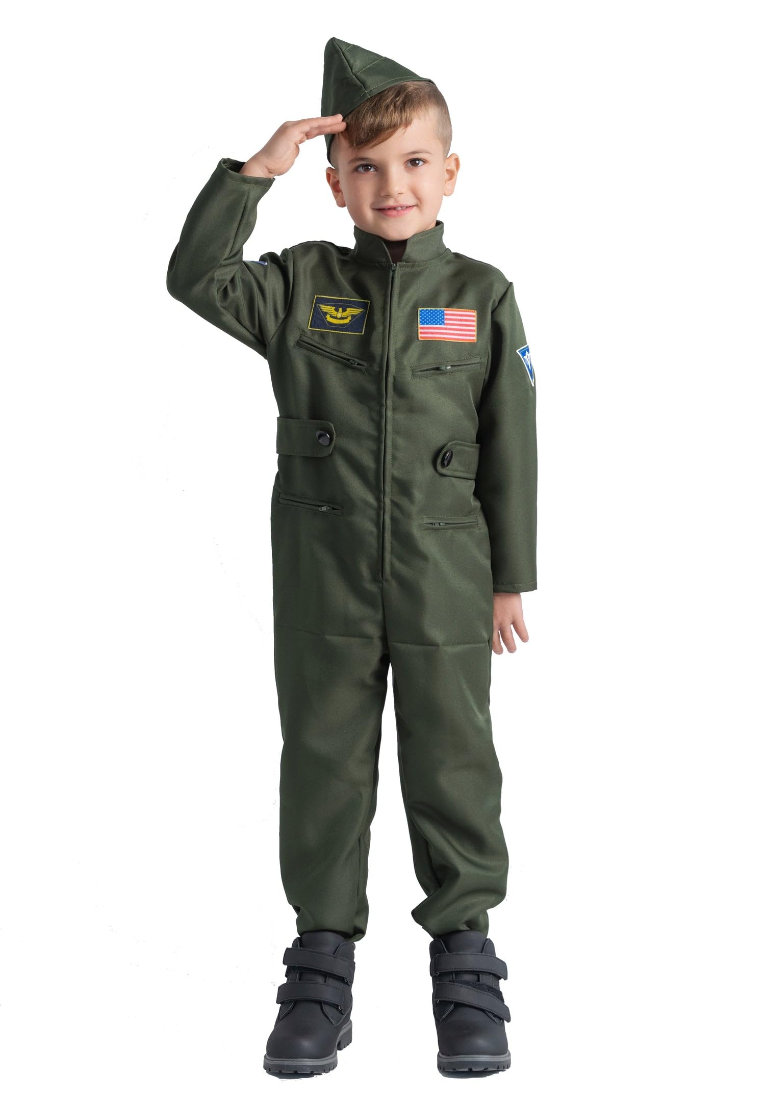 Dress Up America Fighter Pilot - M (8-10)