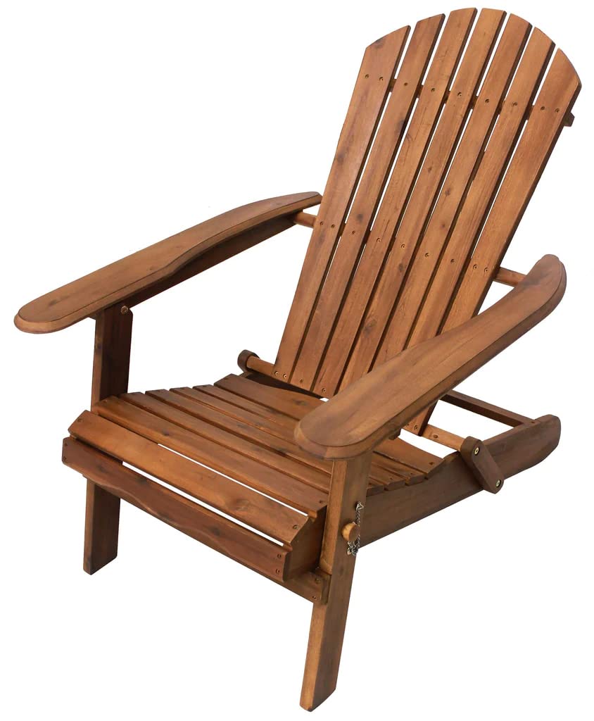 Leigh Country Folding Adirondack Chair -WHITE