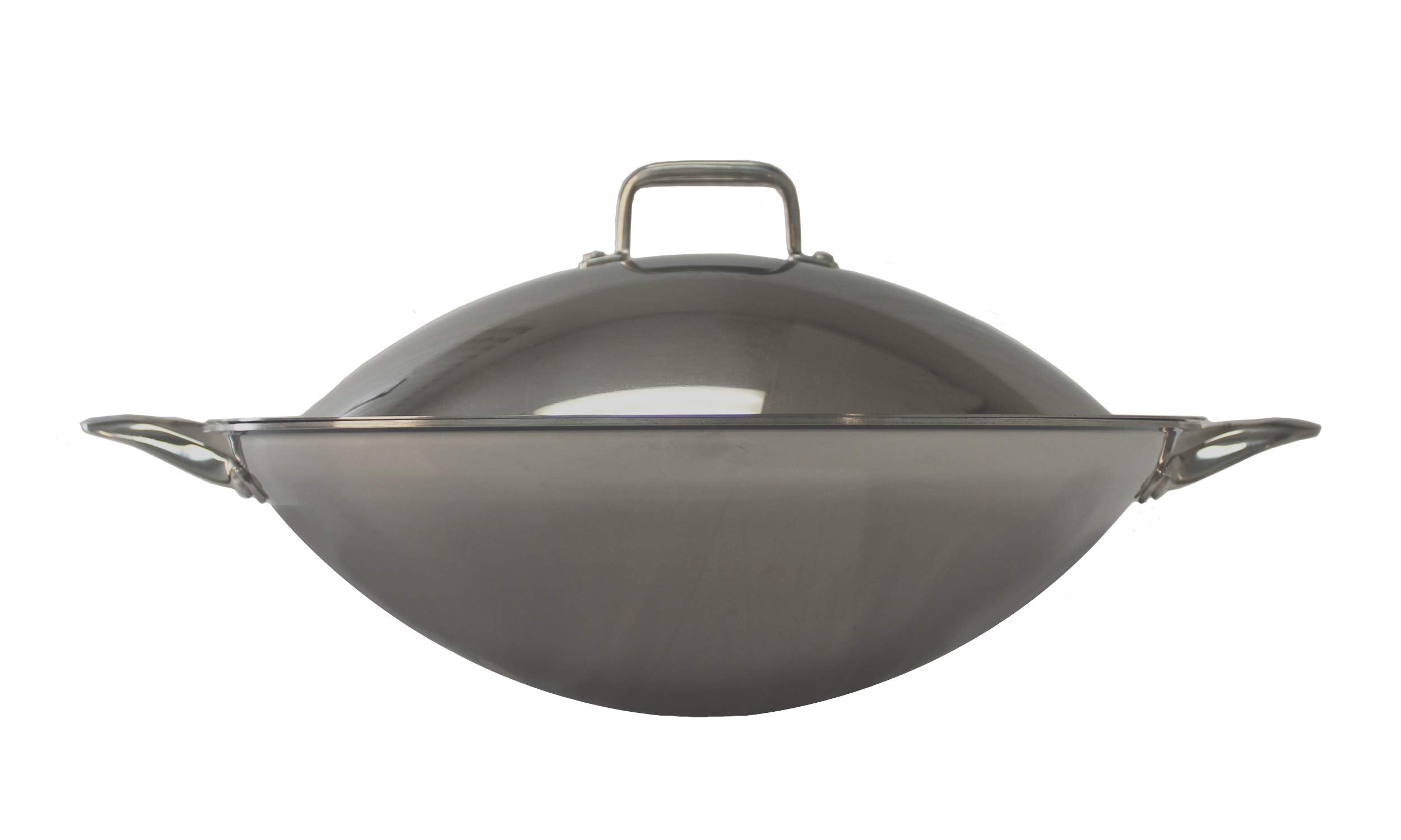 Sl-Pa400A: 165 Stainless Steel Wok With Lid (Induction Ready)