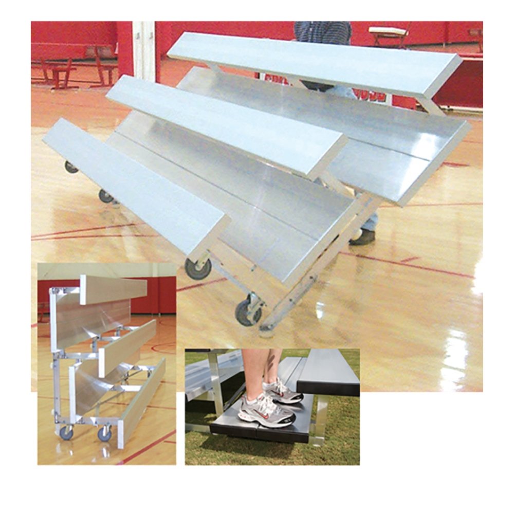 3 Row 21 Pref. Tip-N-Roll Bleacher (EA)
