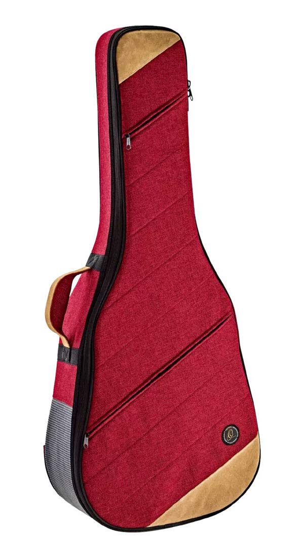Acoustic Dreadnought Guitar Soft Case  - 22 mm Soft Padding with Hardened Frame