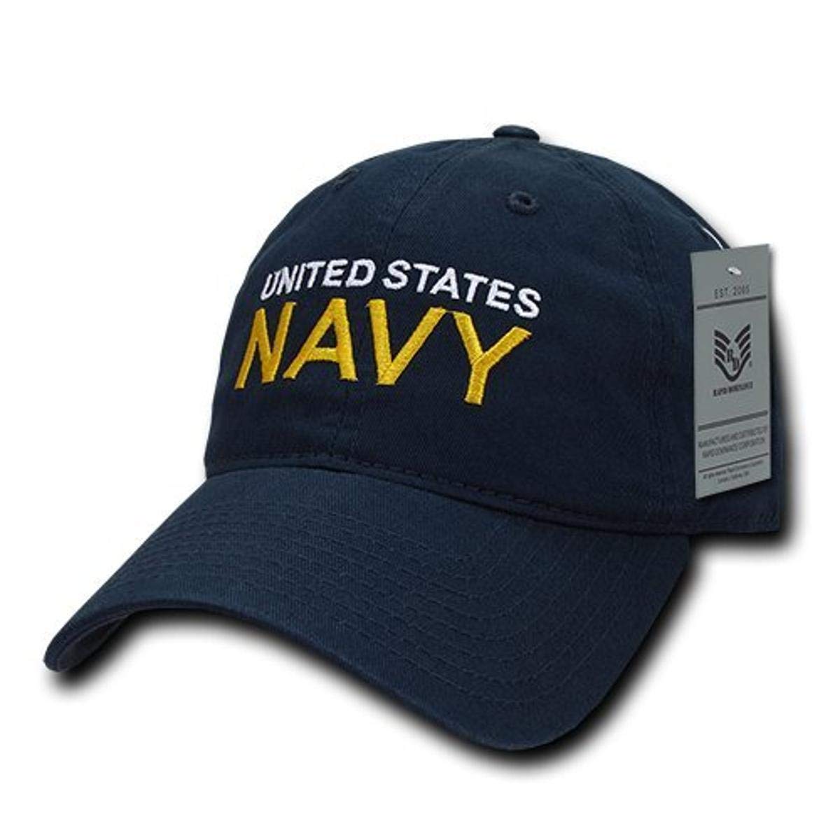 Relaxed Cotton Caps, Navy, Navy