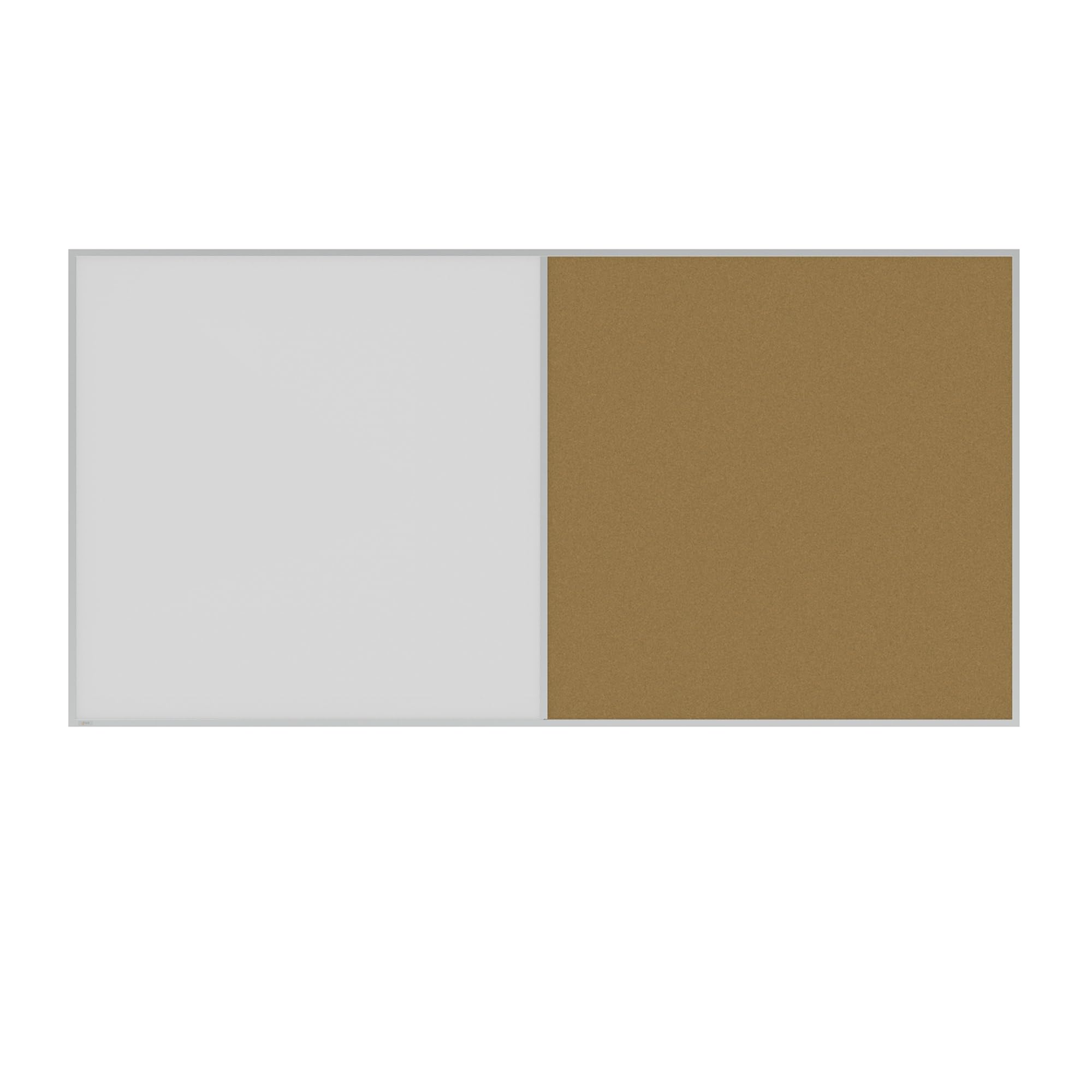 Ghent Aluminum Framed Markerboard and Cork Combo Board 4H x 8W