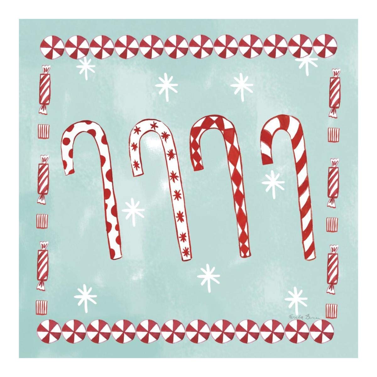 Holiday Treats III -Paper Art-20x20”