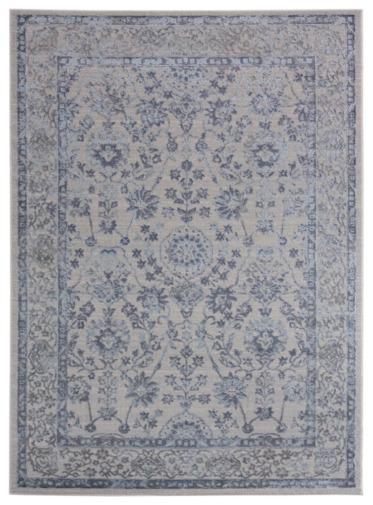 United Weavers Cascades Shasta Blue Accent Rug 111 x 3”