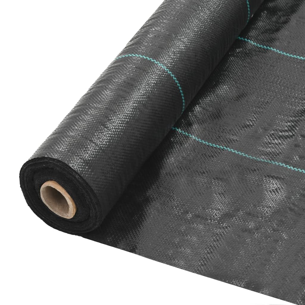 vidaXL Weed & Root Control Mat PP 6.5x16.4 Black