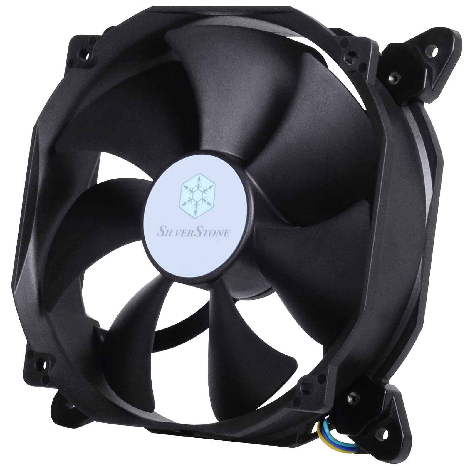 14X14X3.8cm Fan / 2 ball bearing / PWM / 30cm cable / black frame & black leaf