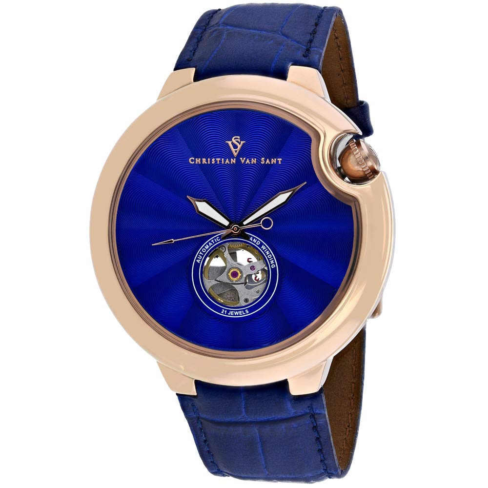 Christian Van Sant Mens Cyclone Automatic - Blue