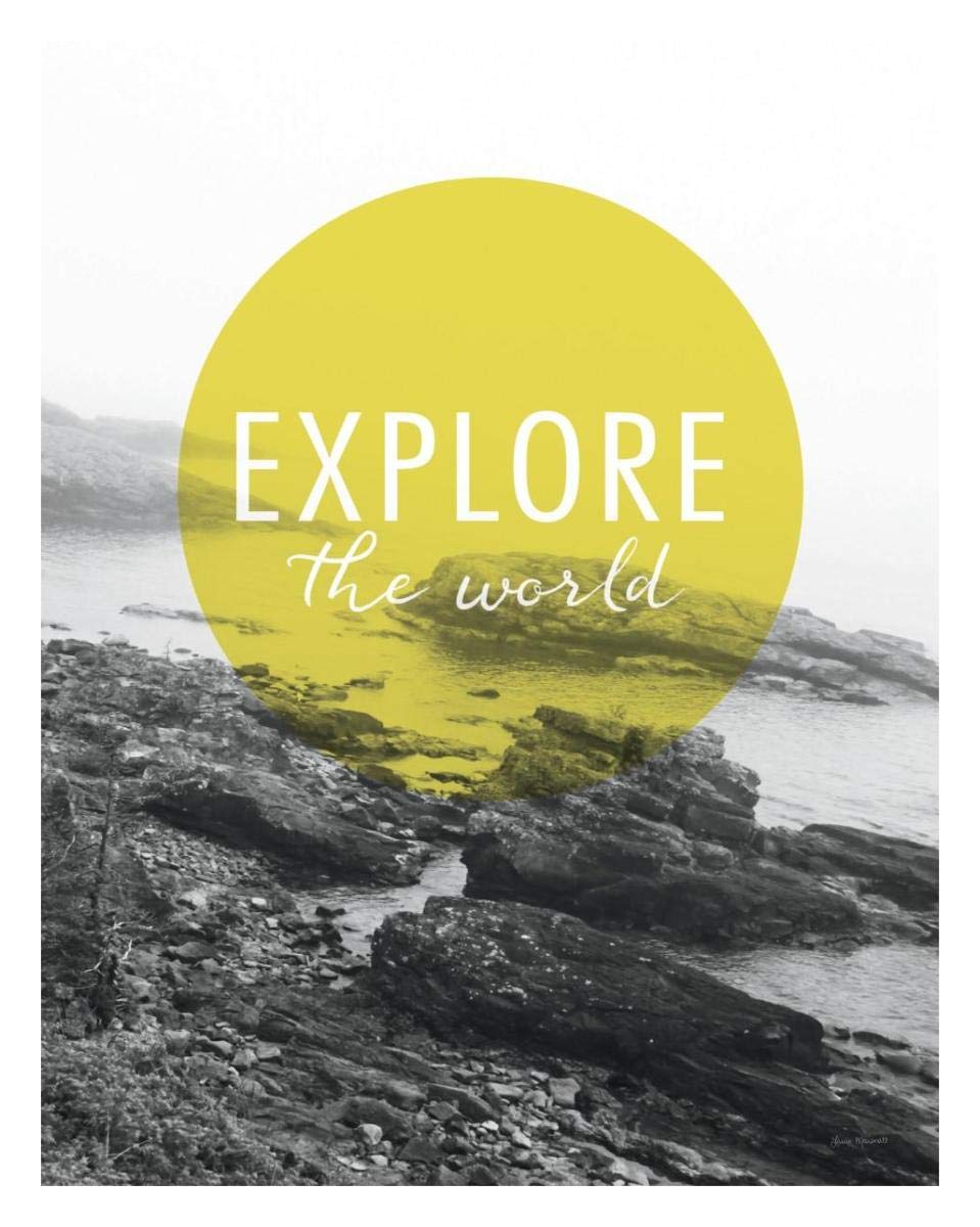 Explore the World -Paper Art-24x30”