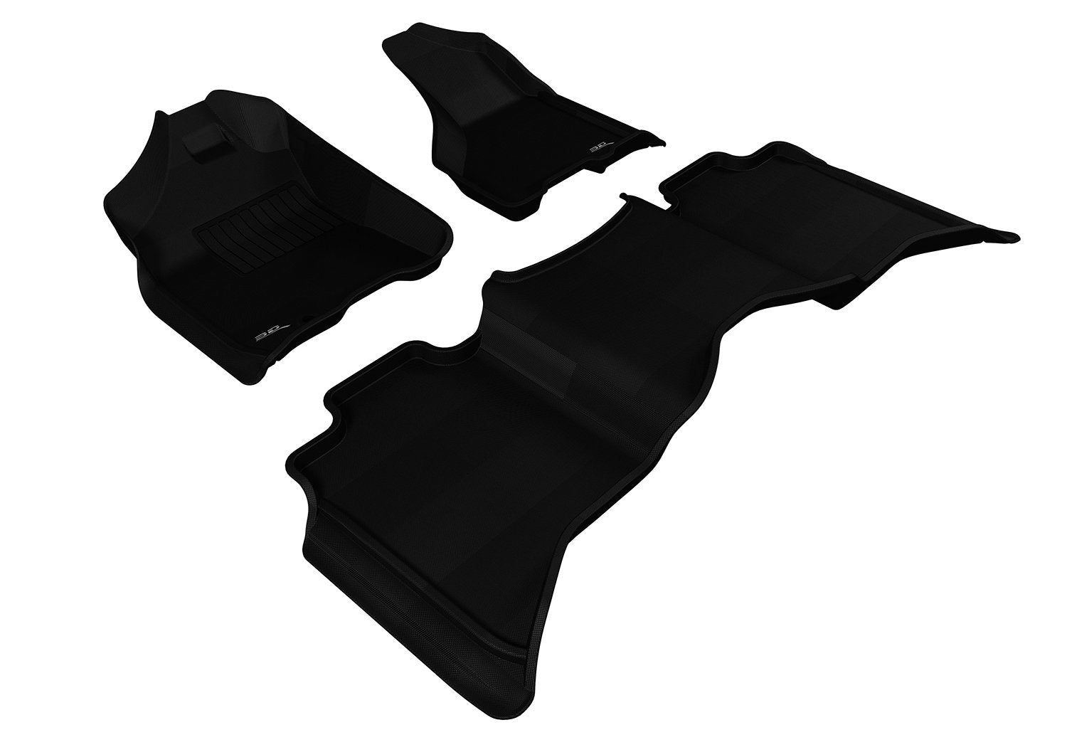 3D MAXpider DODGE RAM 1500 CREW CAB 2009-2012 / 2500 / 3500 CREW CAB 2010-2012 KAGU BLACK R1 R2 (1 EYELET)