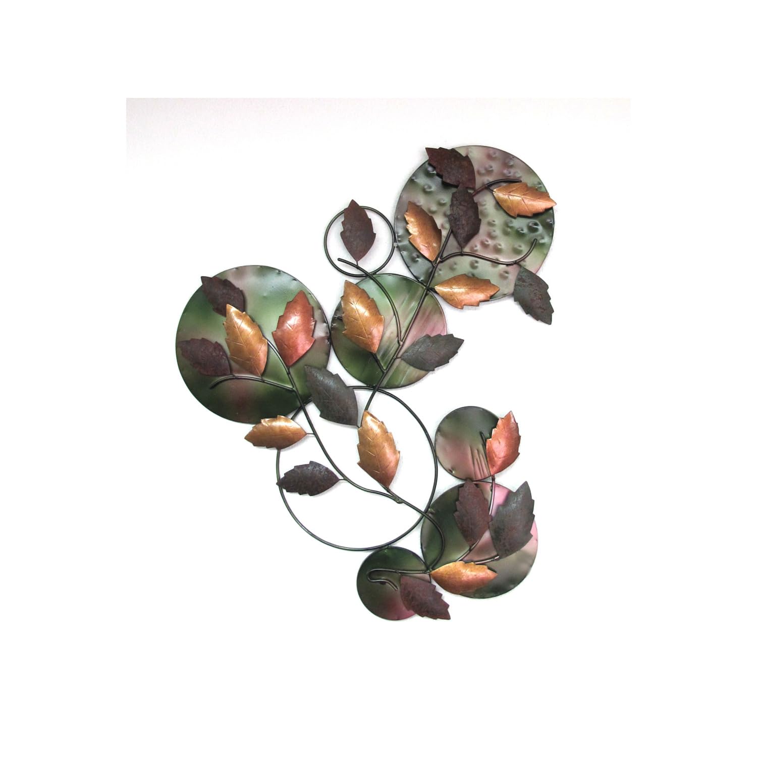 D-ART COLLECTION, INC Iron Leaves Wall Dcor New Color