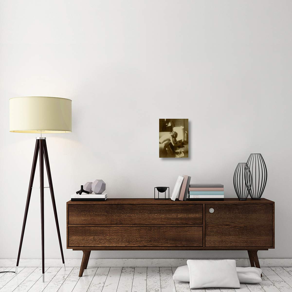 Seated Nude-Canvas Art-12x16”