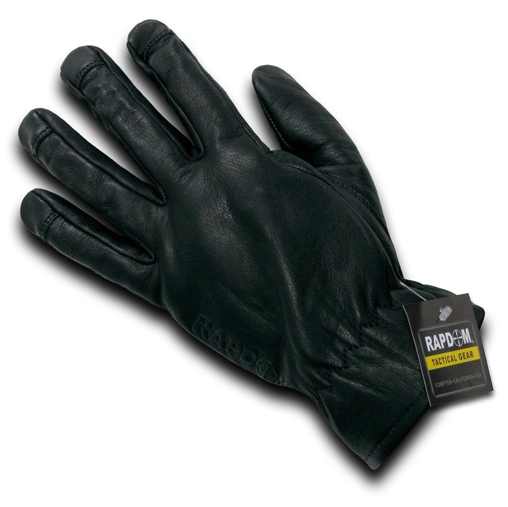 Leather Shooting Glove, Black, S