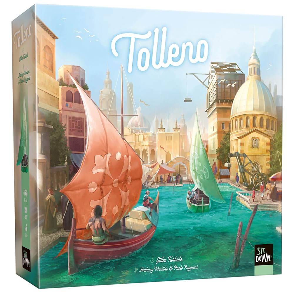 TOLLENO Strategic Board Game | City Building  Influence Management  Contracts | Family Version from Age 8 | 2-4 Players | 30-60 Minutes | Sit Down! | FSC-Certified Components