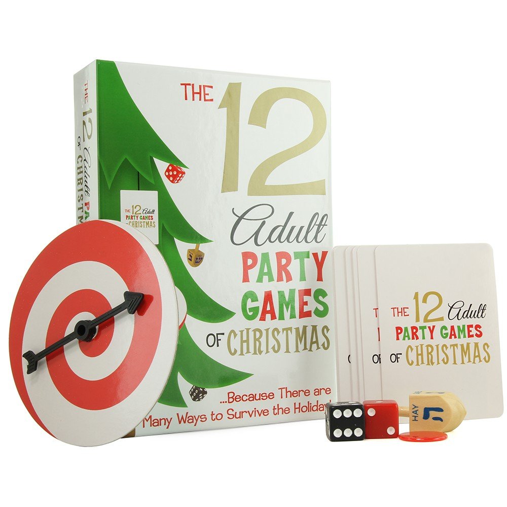 The 12 Adult Party Games of Christmas Card Game