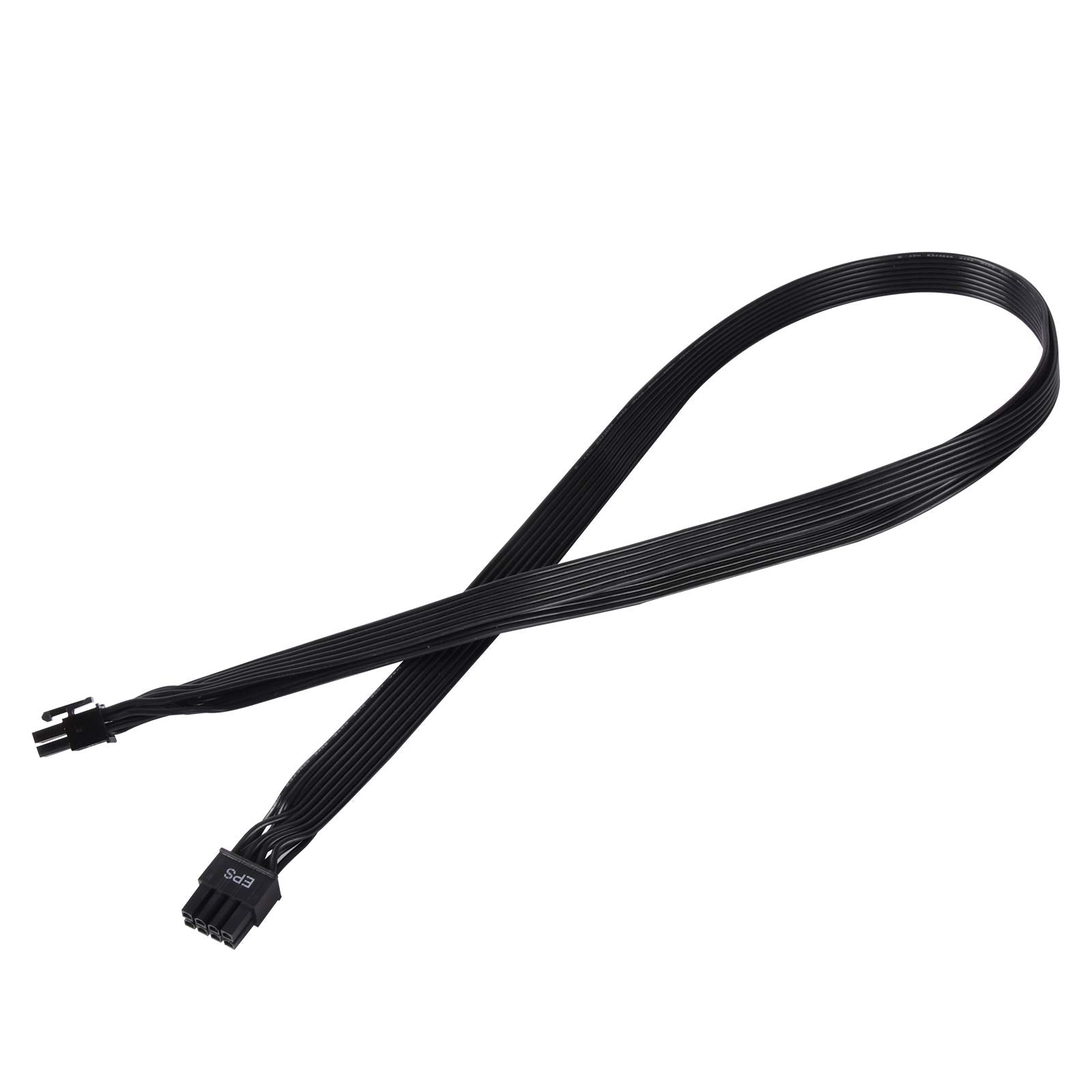 EPS to PCIE 8pin 750mm Convertion Modular Cable, Black