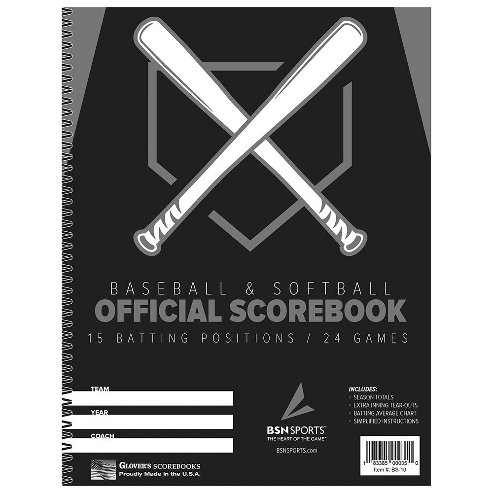 Glovers Baseball/Softball Scorebook